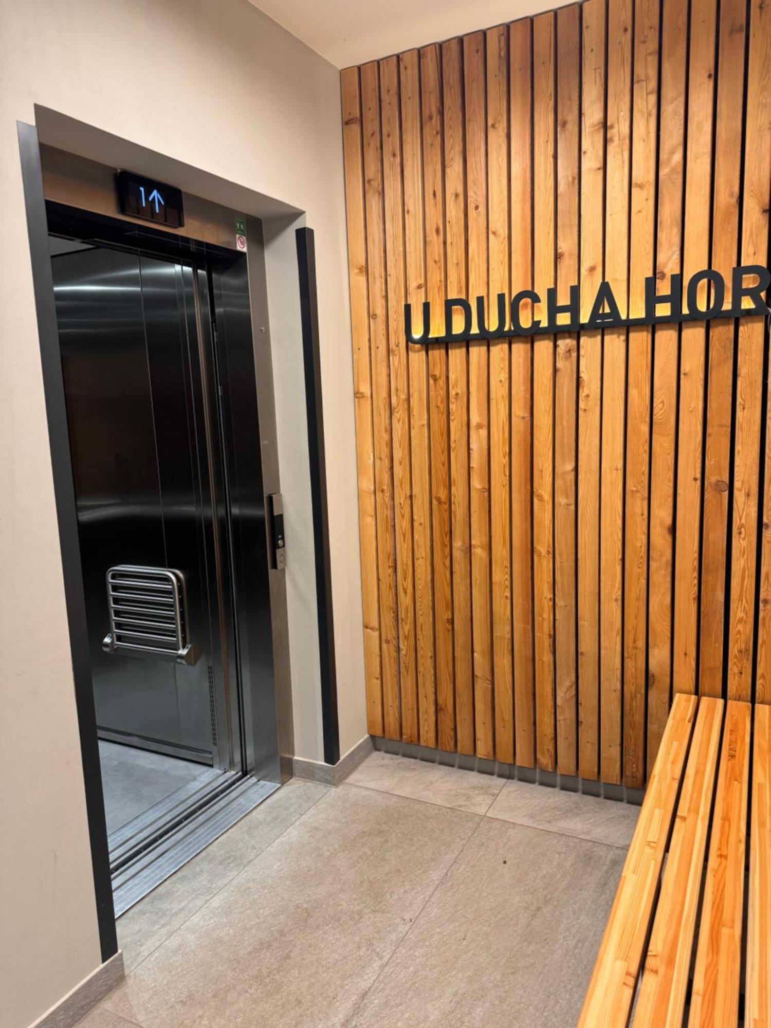 Luxusni Apartman Grand V Centru Harrachova Se Soukromou Mega Terasou, S Privatnim Parkovanim Zdarma, S Moznosti Dobijeni Wallbox Ev A Vyhledem Na Harrachovsky Kostelicek Ngoại thất bức ảnh